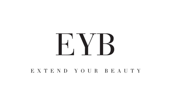 Logo EyB extend your beauty academy, vippeløft, brynslaminering, kurs, vippeexensions, pmu, permanentmakeup grossist